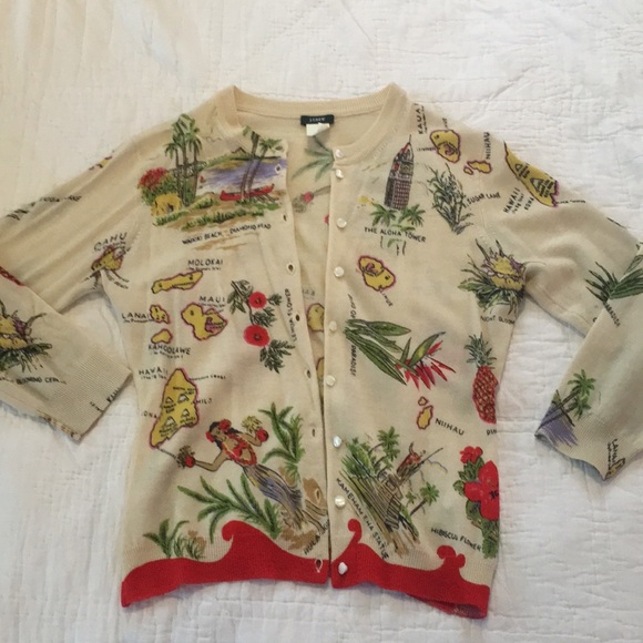 J. Crew Sweaters - 🌺 J. Crew Aloha Cardigan 🌺